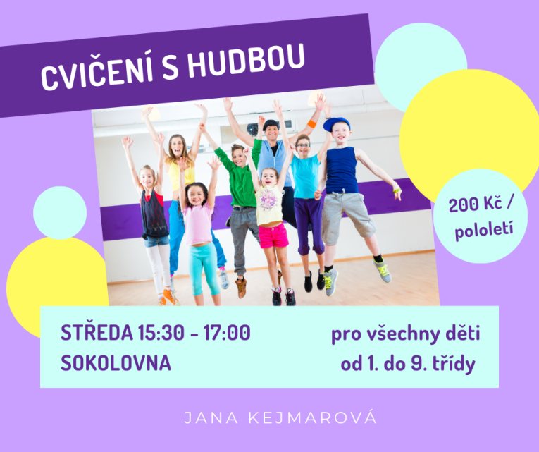 letak cviceni s&nbsp;hudbou