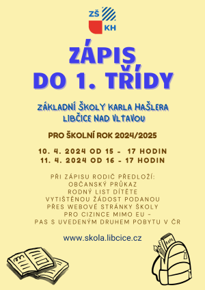 Zápis do 1. třídy 1