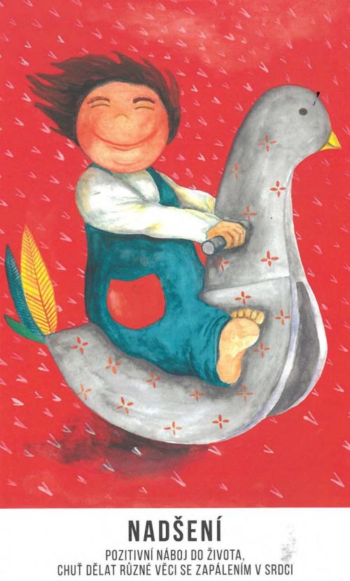 Karty ctností - NADŠENÍ - leden ve školní družině